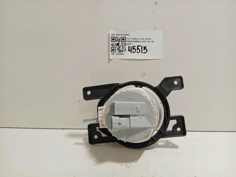Fendinebbia ANT SX 00518144830 Fiat Doblò III 2010