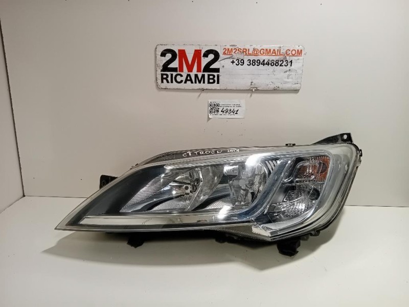 Proiettore ANT SX 1374298080 Citroen Jumper III 2014