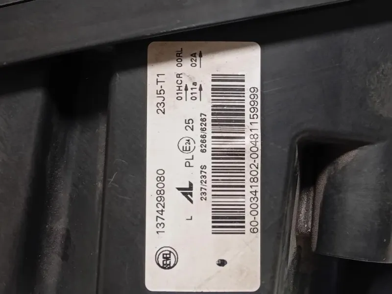 Proiettore ANT SX 1374298080 Citroen Jumper III 2014