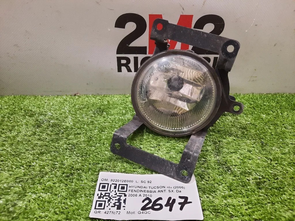 Fendinebbia ANT SX 922012E000 Hyundai Tucson I 2005