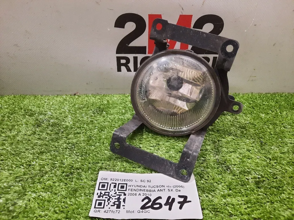 Fendinebbia ANT SX 922012E000 Hyundai Tucson I 2005