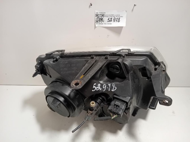 Proiettore ANT SX 1305237283 Dacia Duster I 2014