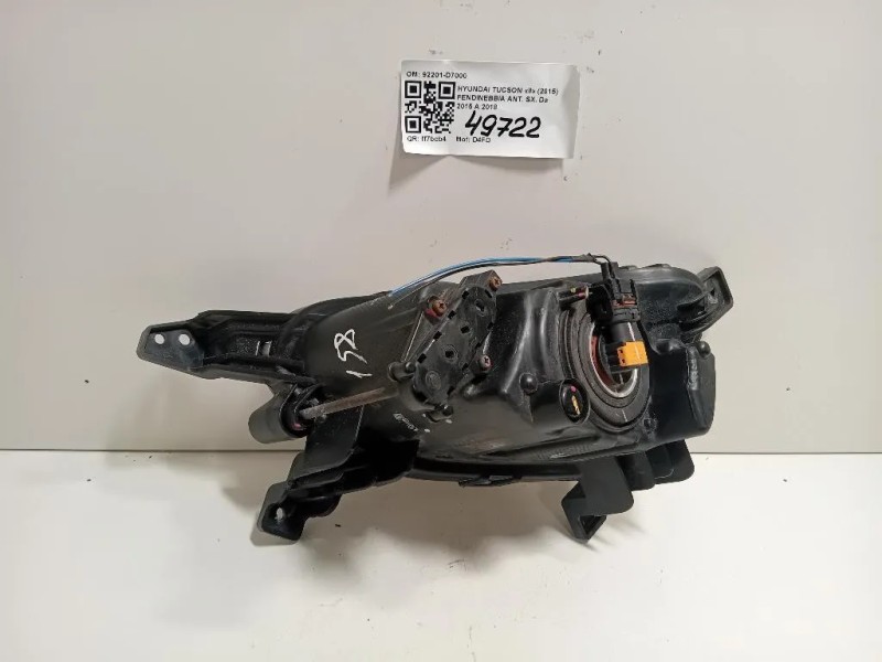 Fendinebbia ANT SX 92201-D7000 Hyundai Tucson II 2015