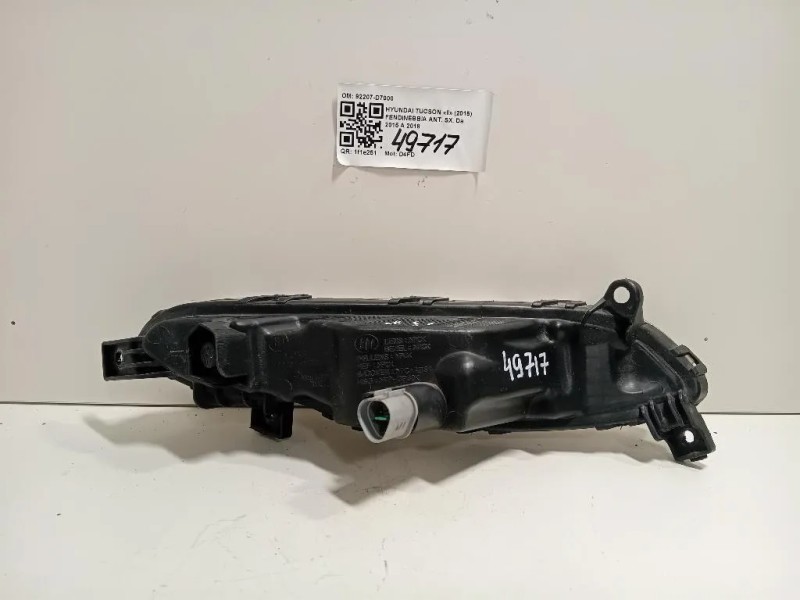 Fendinebbia ANT SX 92207-D7000 Hyundai Tucson II 2015