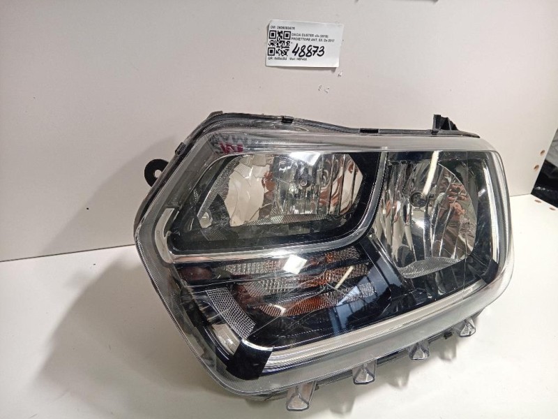Proiettore ANT SX 260609367R Dacia Duster II 2018