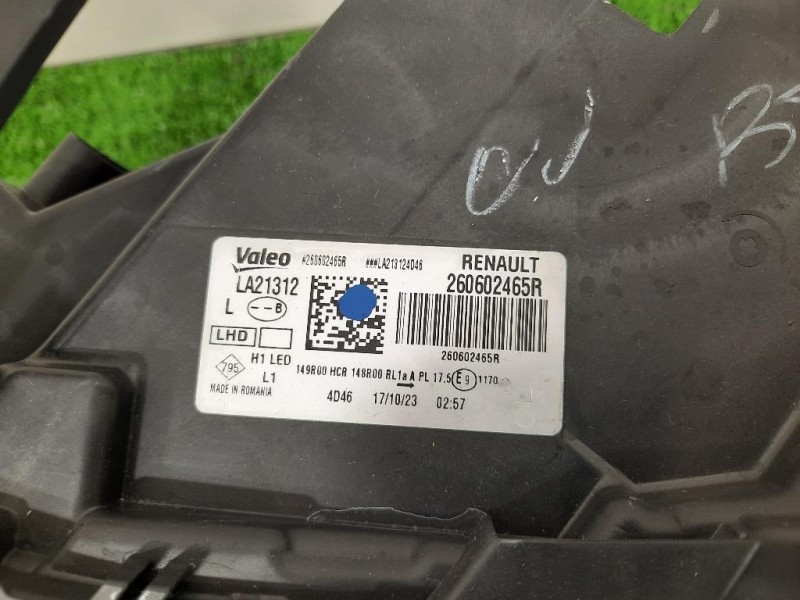 Proiettore ANT SX 260602465R Dacia Duster II 2018