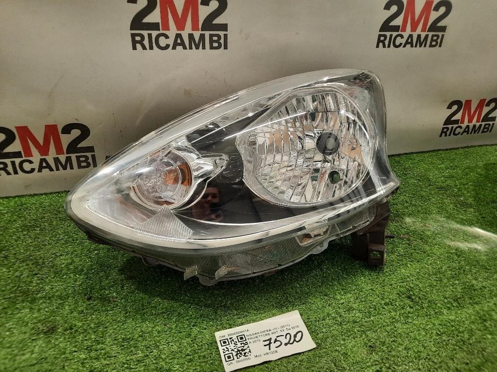 Proiettore ANT SX 260603NH1A Nissan Micra IV 2011