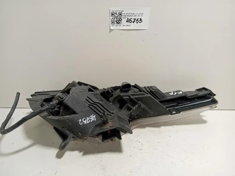 Fendinebbia ANT SX 92201F1500 Kia Sportage IV 2018