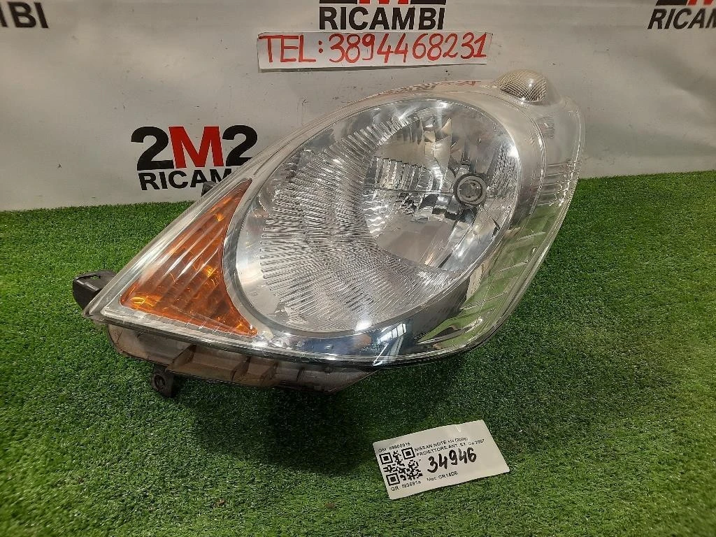Proiettore ANT SX 89900916 Nissan NOTE I 2006