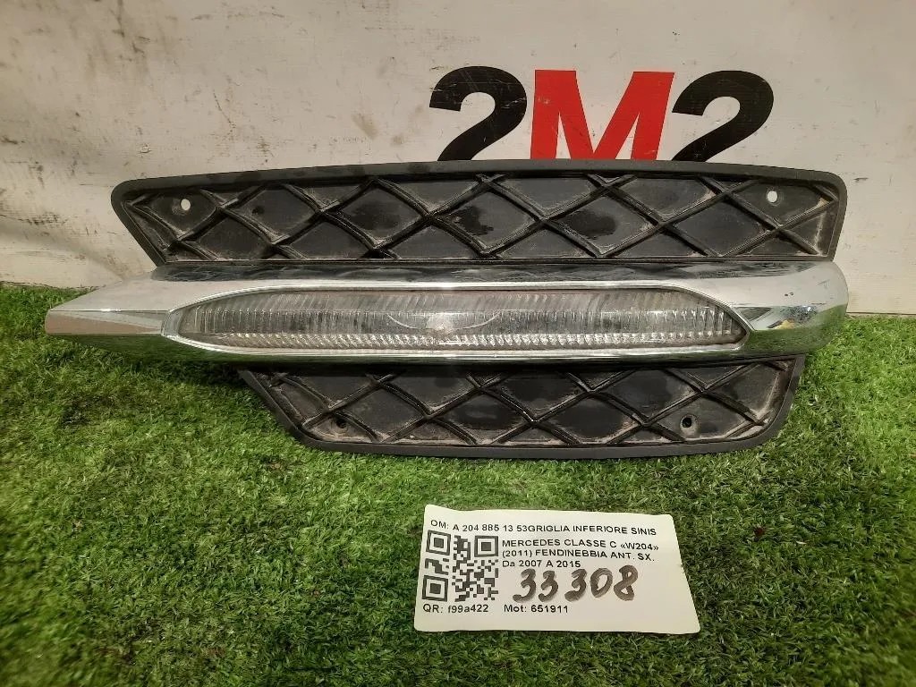 Fendinebbia ANT SX A 204 885 13 53GRIGLIA INFERIORE SINISTRA Mercedes Classe C W204 2011