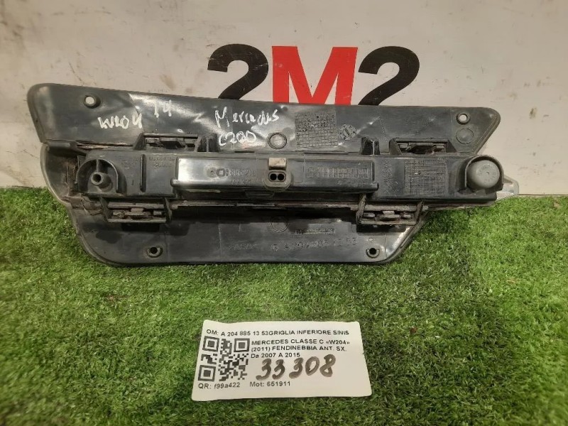 Fendinebbia ANT SX A 204 885 13 53GRIGLIA INFERIORE SINISTRA Mercedes Classe C W204 2011