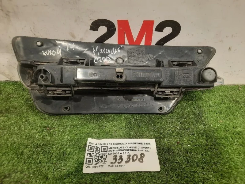 Fendinebbia ANT SX A 204 885 13 53GRIGLIA INFERIORE SINISTRA Mercedes Classe C W204 2011
