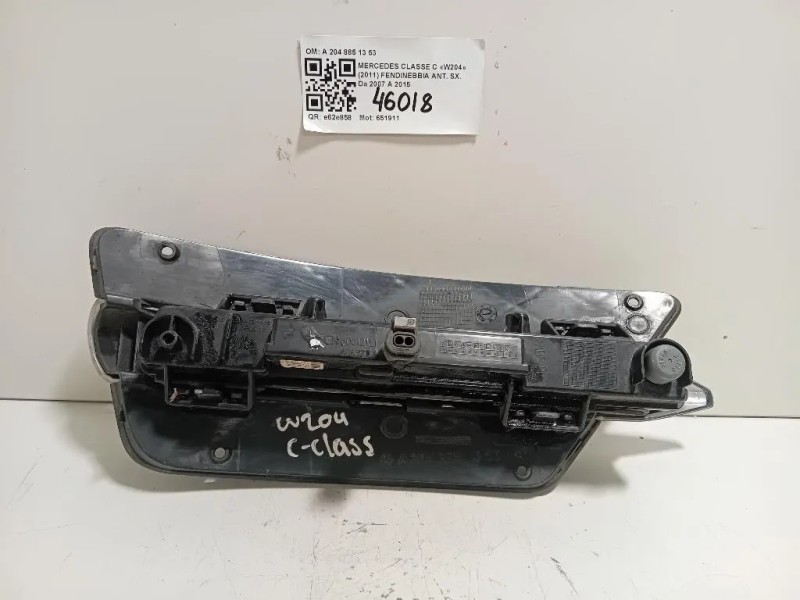 Fendinebbia ANT SX A 204 885 13 53 Mercedes Classe C W204 2011