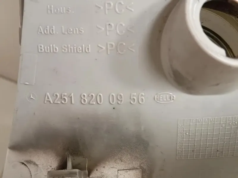 Fendinebbia ANT SX A2518200956 Mercedes Classe R W251 2006