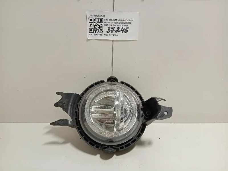 Fendinebbia ANT SX 9812537-05 LED Mini Countryman Cooper R60 2010