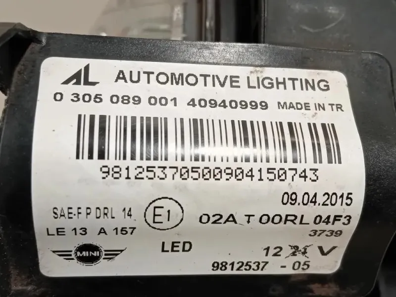 Fendinebbia ANT SX 9812537-05 LED Mini Countryman Cooper R60 2010