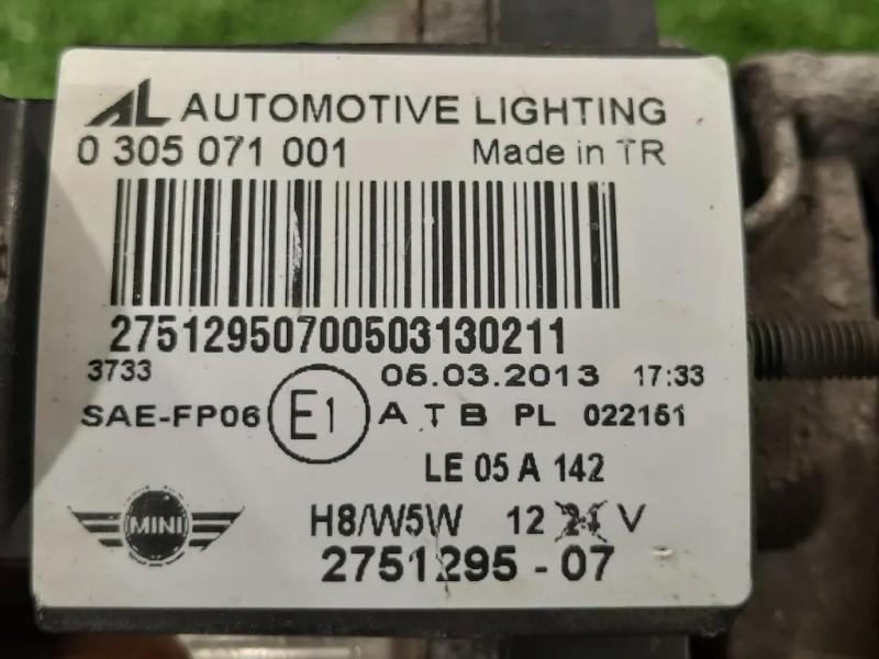 Fendinebbia ANT SX 2751295-07 Mini MINI Cooper R56 2007