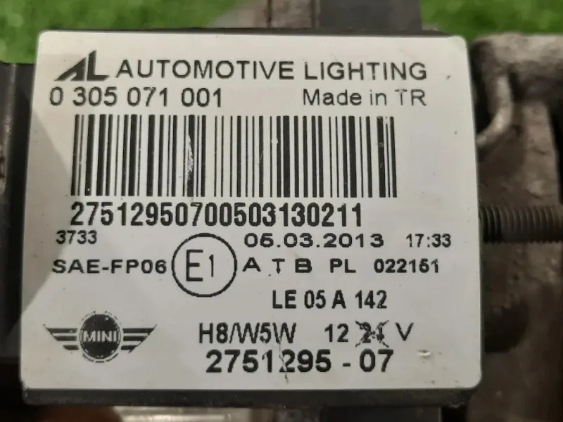 Fendinebbia ANT SX 2751295-07 Mini MINI Cooper R56 2007