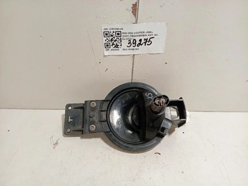 Fendinebbia ANT SX 1315300100 Mini MINI Cooper R56 2007