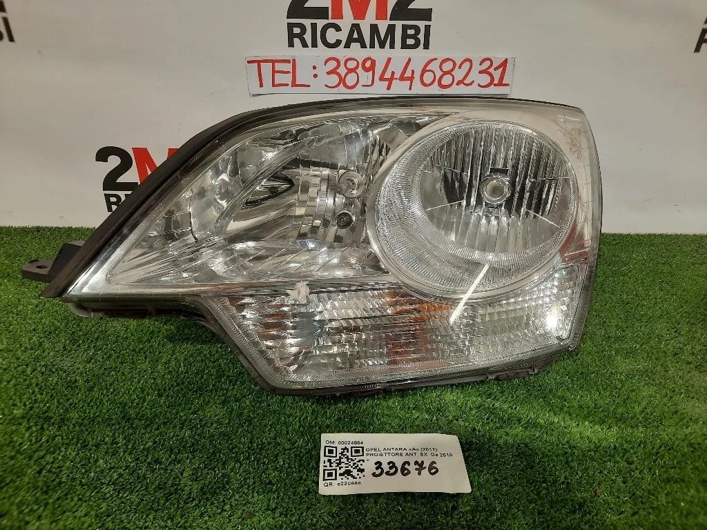 Proiettore ANT SX 00024584 Opel Antara A 2011