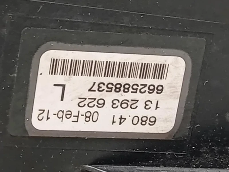 Fendinebbia ANT SX 662588537 Opel Astra J 2012