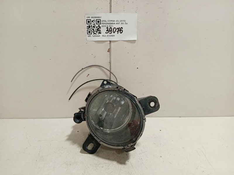 Fendinebbia ANT SX 662588537 Opel Corsa D 2010