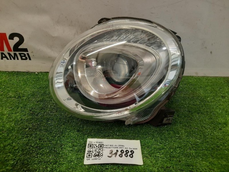 Proiettore ANT SX 81539001 Fiat 500 II 2008