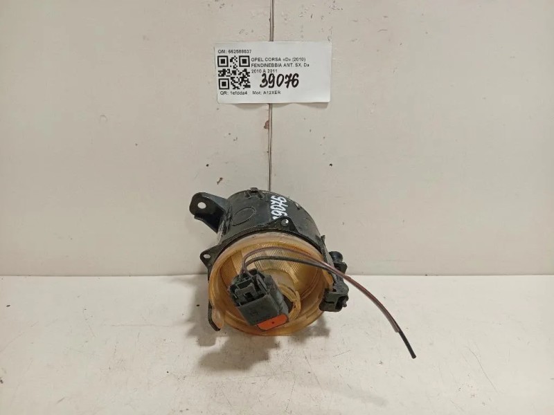 Fendinebbia ANT SX 662588537 Opel Corsa D 2010