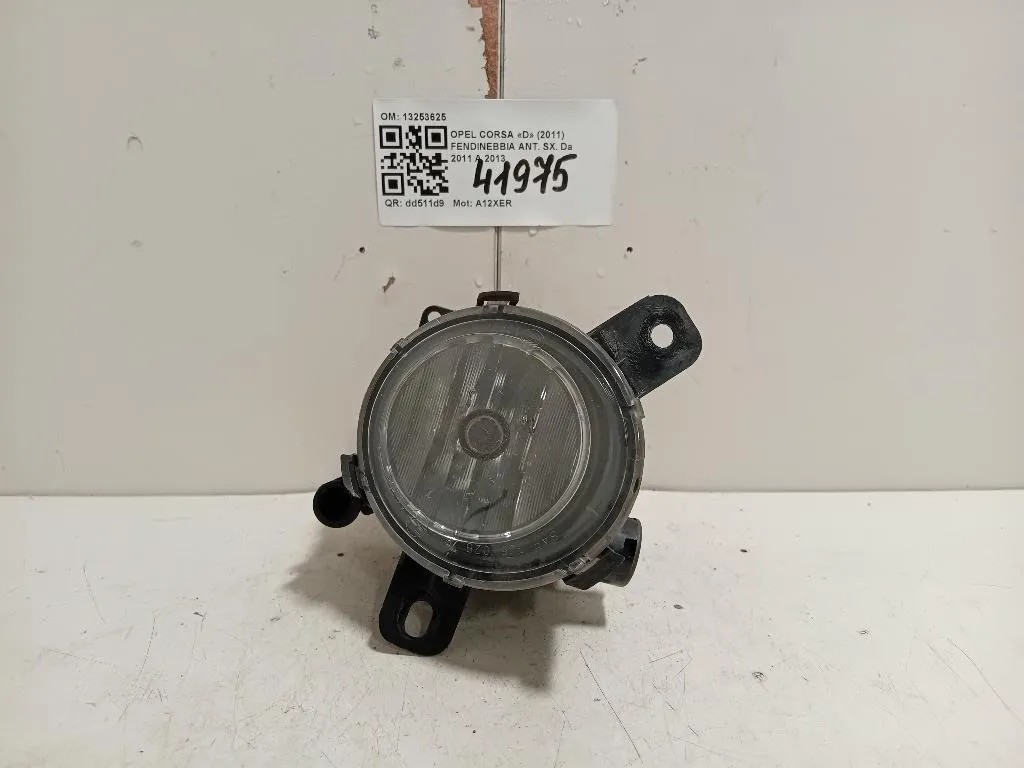 Fendinebbia ANT SX 13253625 Opel Corsa D 2011