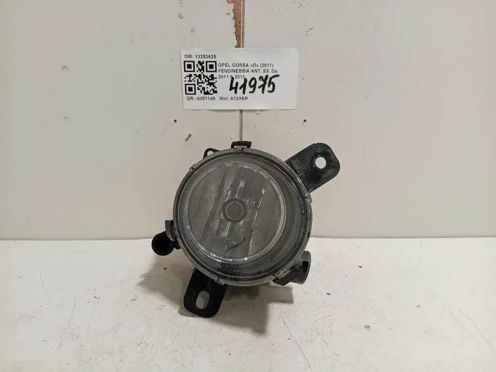 Fendinebbia ANT SX 13253625 Opel Corsa D 2011