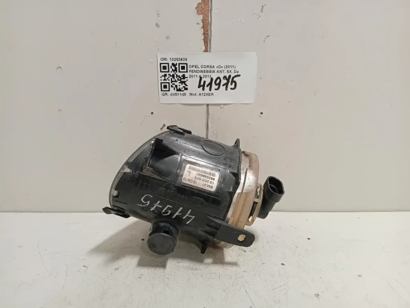 Fendinebbia ANT SX 13253625 Opel Corsa D 2011