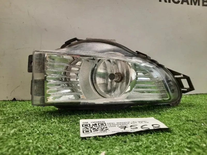 Fendinebbia ANT SX 13226828 Opel Insignia A 2009