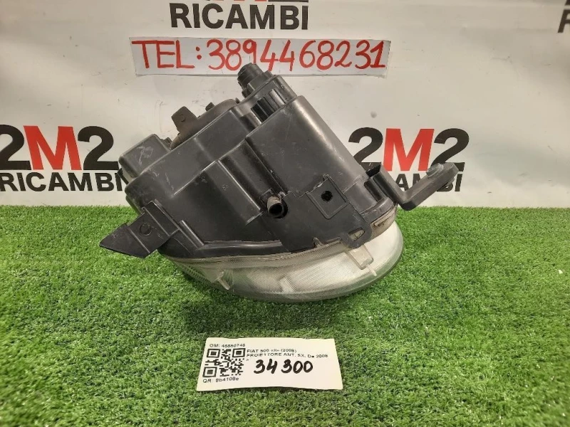 Proiettore ANT SX 45550748 Fiat 500 II 2008