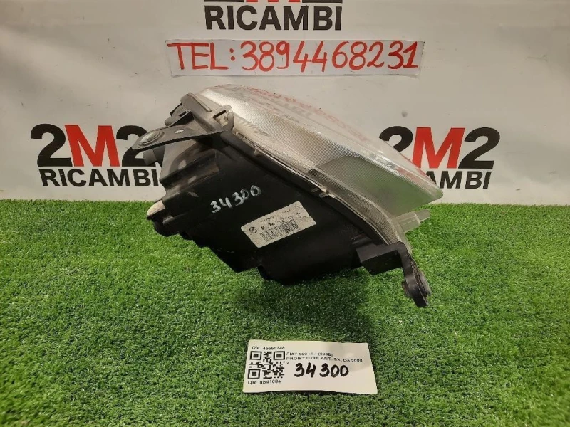 Proiettore ANT SX 45550748 Fiat 500 II 2008