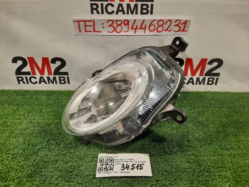 Proiettore ANT SX 81549001 LH LED Fiat 500 II 2015