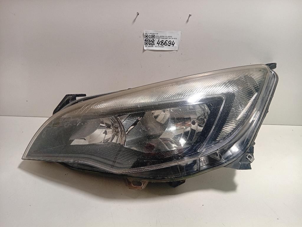 Proiettore ANT SX 1LG010011-09 Opel Astra J 2012