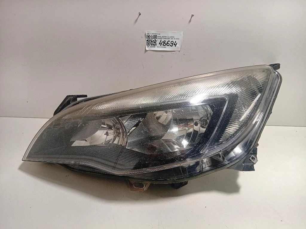 Proiettore ANT SX 1LG010011-09 Opel Astra J 2012