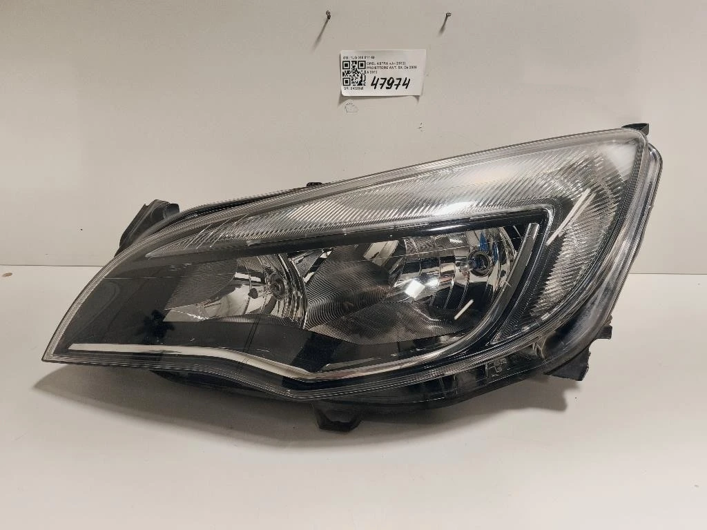 Proiettore ANT SX 1LG01001169 Opel Astra J 2012