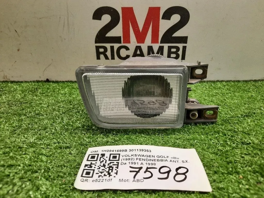Fendinebbia ANT SX 1H0941699B 301139353 Volkswagen GOLF III 1992