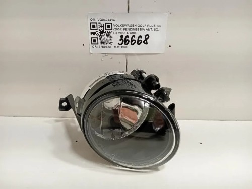 Fendinebbia ANT SX VG0404414 Volkswagen GOLF PLUS I 2004