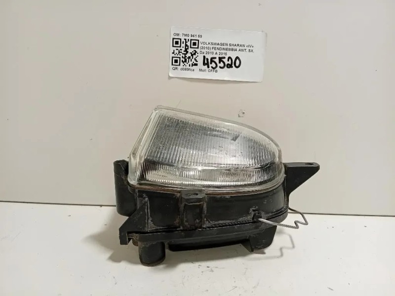 Fendinebbia ANT SX FENDINEBBIA ANT SX Volkswagen Sharan IV 2010