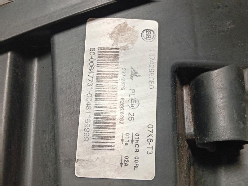 Proiettore ANT SX 1374298080 Fiat Ducato 250 2007