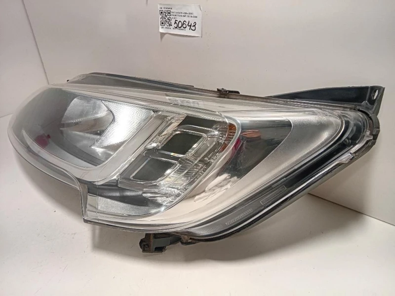 Proiettore ANT SX 1374298080 Fiat Ducato 250 2007