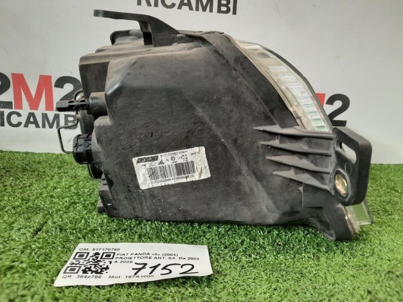 Proiettore ANT SX 517170760 Fiat Panda II 2004