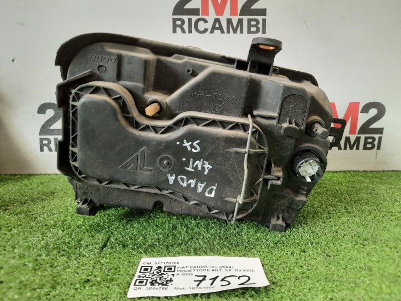 Proiettore ANT SX 517170760 Fiat Panda II 2004