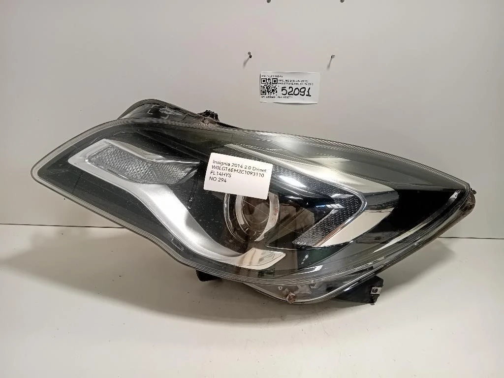 Proiettore ANT SX 1LL011165-13 Opel Insignia A 2013