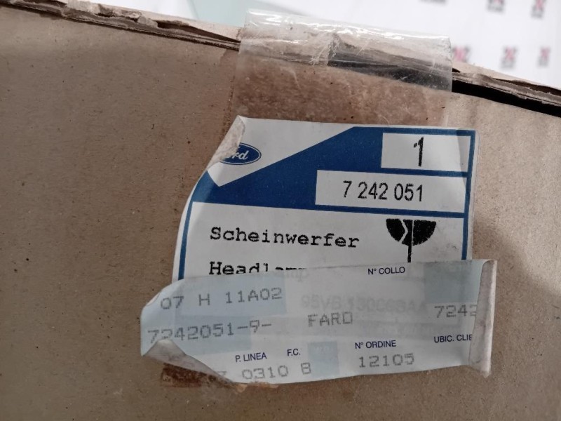 Proiettore ANT SX 95VB13006 SAA Ford Fiesta VI 2012