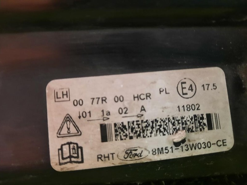 Proiettore ANT SX 8M5113W030CE Ford Focus III 2008