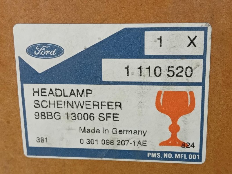 Proiettore ANT SX 98BG 1306 SFE Ford Mondeo II 1997