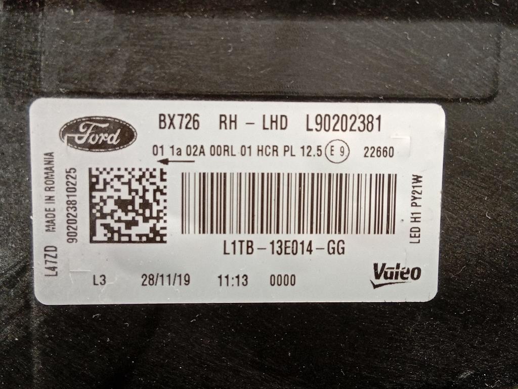 Proiettore ANT SX L1TB-13E014-GG Ford PUMA II 2019